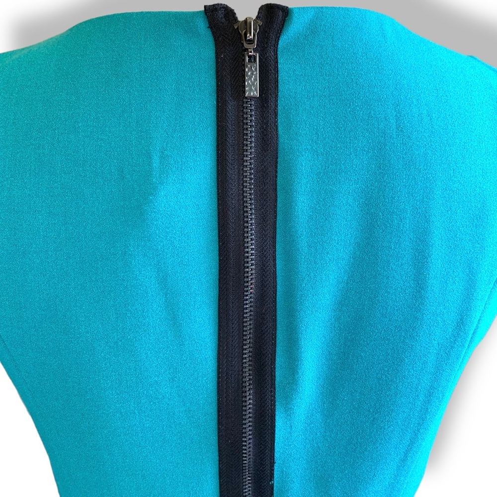 KENSIE | NWOT Colorblock Vegan Leather Dress - Picture 4 of 11